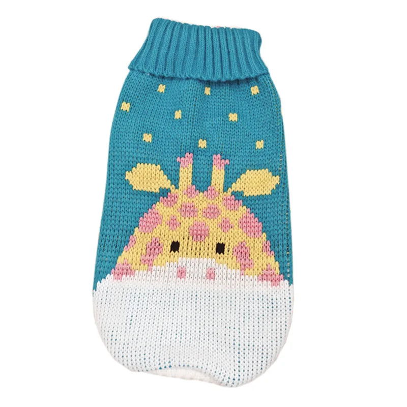 Cute Cat Sweater Costume Winter Warm Pet Clothes for Cats Katten Sphynx Pullover Mascotas Clothing Gatos Products for Animals