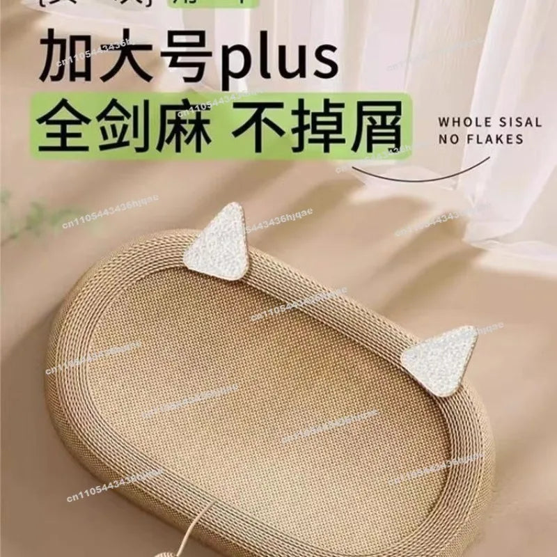 Sisal Basin Cat Scratching Board Extra Large Claw Board Basin Litter Integrated Grinding  Wear-resistant No Crumbs Pet Supplies