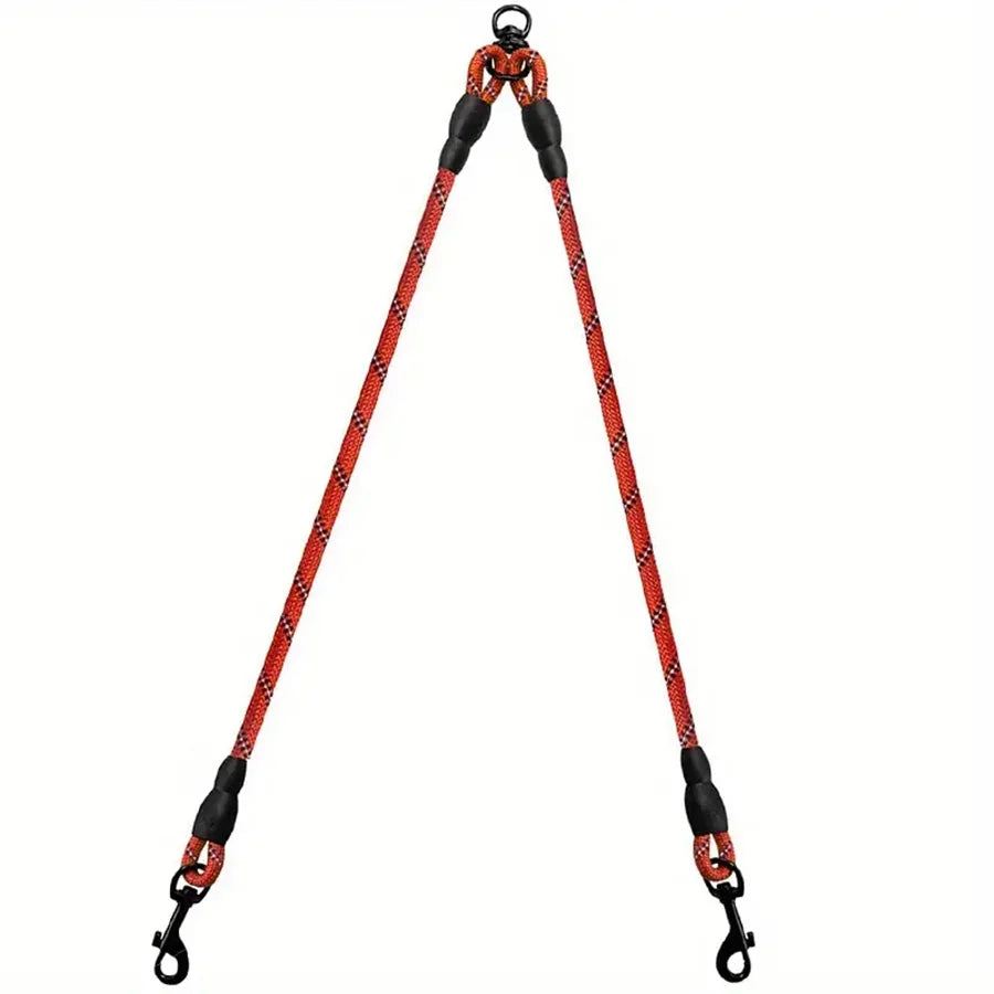 Dual Dog Leash - 360 Swivel No Tangle Walking Leash for Small Dogs - Double the Fun and Safety on Walks