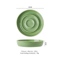 New Ceramic Pet Slow-Food Bowls And Plates Anti-Knock Cat Food Bowls To Protect Cervical Shelf Retractable Dog Basin Pet Supplie
