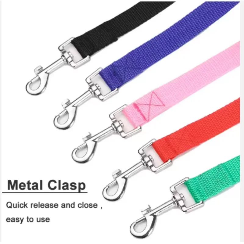 Nylon Long Dog Training Leash 1.5M-30M Traction Rope Lanyard Versatile Pet Walking Lead for Small to Large Dogs