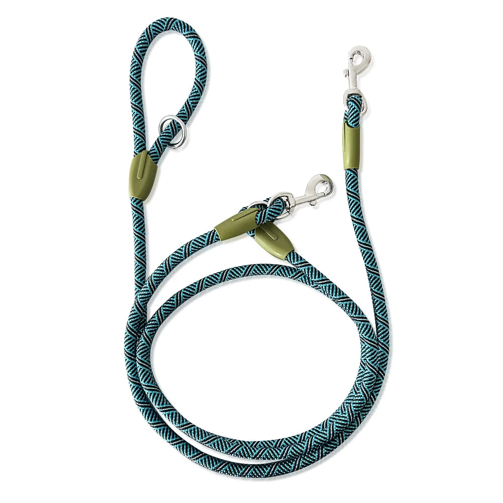 S/M/L Reflective Nylon Leashes Pet Dogs Chain Traction Rope Leads for Running Free Hands Rope Chain for Small Large Dogs Walking