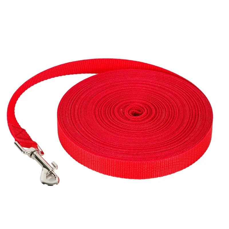 Nylon Long Dog Training Leash 1.5M-30M Traction Rope Lanyard Versatile Pet Walking Lead for Small to Large Dogs