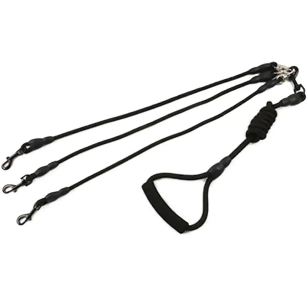 With Foam Handle 2/3/4 Way Pet Leash Nylon Detachable Two Heads Dogs Leash Durable 120CM Dogs Traction Rope Walking The Dogs